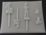 312sp Ocean Princess and Boyfriend Chocolate or Hard Candy Lollipop Mold